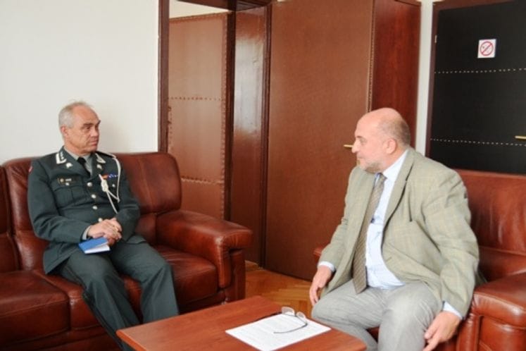 Oproštajna posjeta izaslanika odbrane Kraljevine Norveške