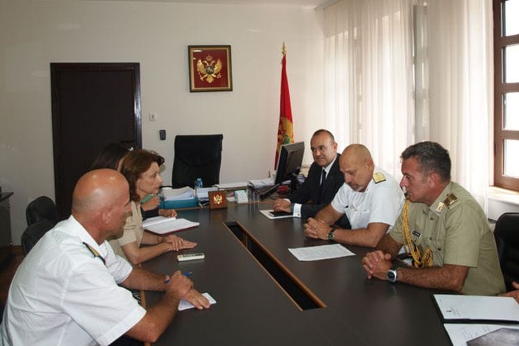 Ministar Pejanović-Đurišić sastala se sa načelnikom Generalštaba italijanske Ratne Mornarice admiralom Đuzepem De Đorđija