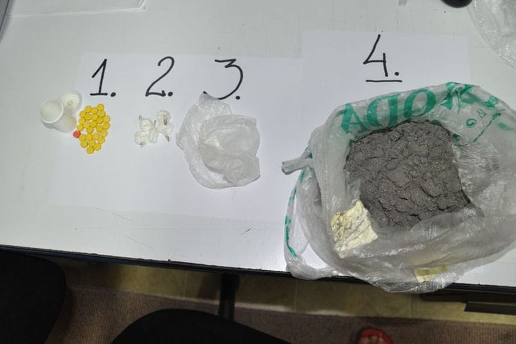 Zaplijenjene opojne droge i eksploziv