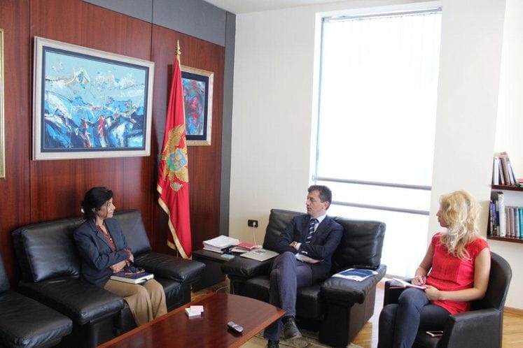 Ministar Bošković primio u oproštajnu posjetu šeficu UNHCR-a Mohandas