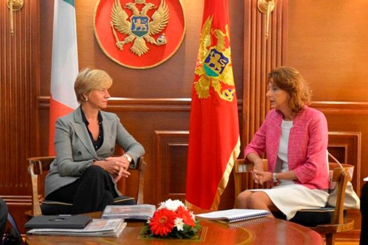 Ministar odbrane Republike Italije u prvoj zvaničnoj posjeti Crnoj Gori