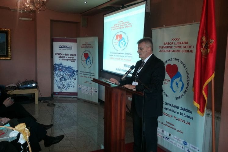 Govor ministra Radunovića sa otvaranja Sabora ljekara sjeverne Crne Gore i jugozapadne Srbije u Pljevljima