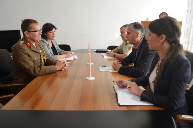 Susret pomoćnika Mašulovića sa nerezidentnim vojnim atašeom Velike Britanije pukovnikom Tomlinsonom