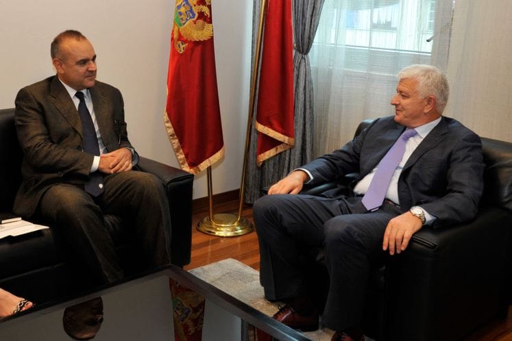 Saopštenje sa susreta potpredsjednika Vlade i ministra pravde Duška Markovića i ambasadora Republike Italije Vinćenca Del Monaka