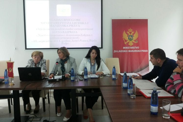 Javna rasprava o Nacrtu zakona o izmjenama i dopunama Zakona o rodnoj ravnopravnosti u Bijelom Polju