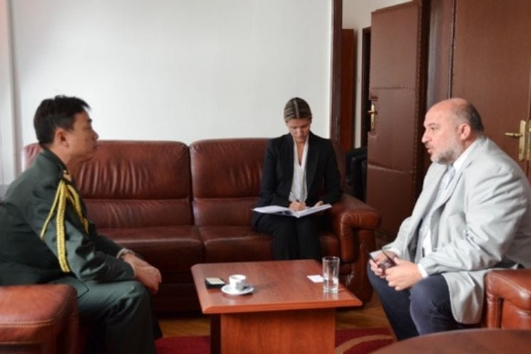 Šarkić i Samardžić primili pukovnika Takija: Podrška Japana reformskim procesima Crne Gore