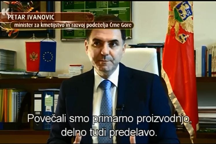 Intervju ministra Ivanovića na RTV Slovenija