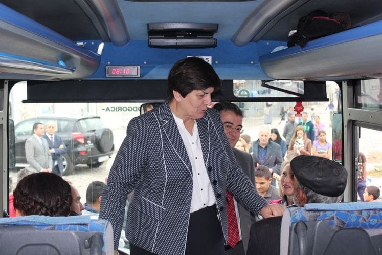 Ministarka Kovačević i šef kancelarije UNHCR-a u Crnoj Gori Mustafa Server Caylan prisustvovali dobrovoljnom povratku interno raseljenih porodica na Kosovo