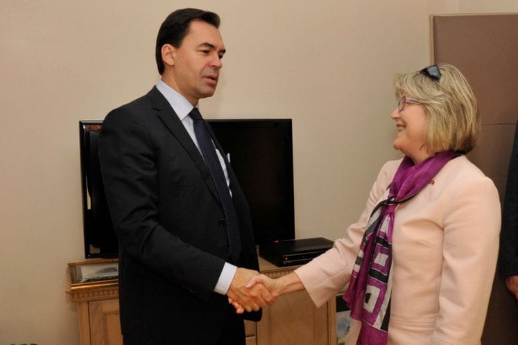 Ministar pravde Zoran Pažin primio Margaret Ueharu, ambasadorku Sjedinjenih Američkih Država