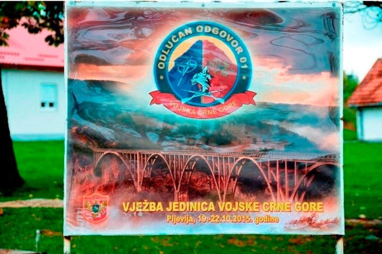 Pukovnik Pešić obišao pripadnike 2. ojačane pješadijske čete iz sastava Pješadijskog bataljona VCG koji realizuju vježbu „Odlučan odgovor – 01“