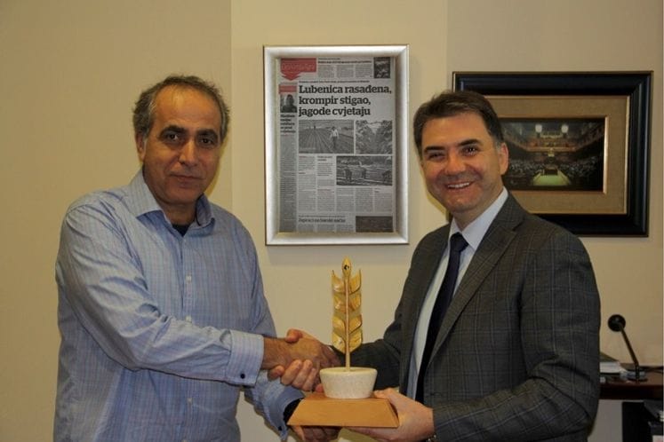 Saopštenje: Priznanje „Pobjedi“ povodom objavljivanja 150. po redu stranice „Poljoprivreda“