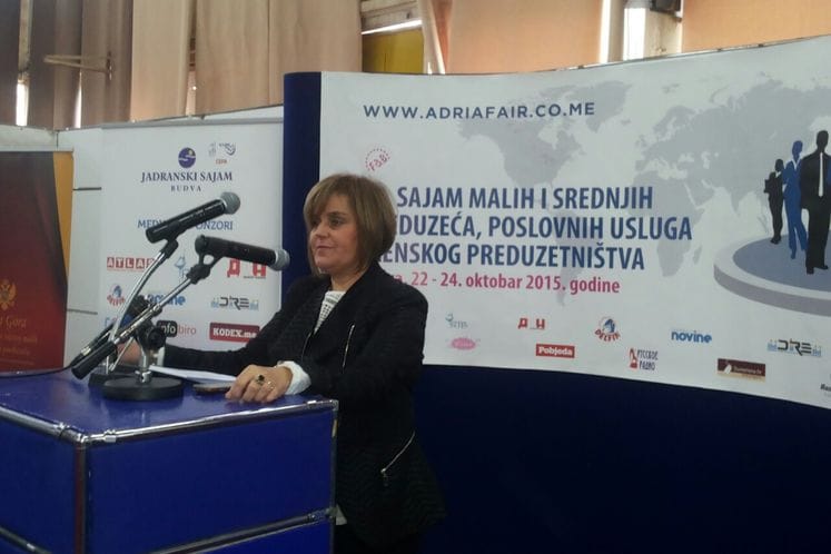 Načelnica Pejović govorila na 17. Sajmu malih i srednjih preduzeća