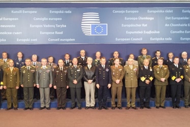 Admiral Samardžić na Sjednici Vojnog komiteta EU u Briselu