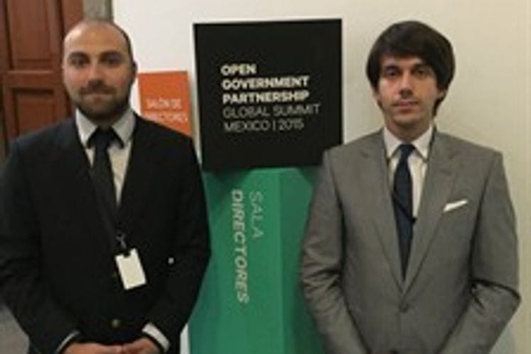 Representatives of Montenegro's OGP Operational Team participate in 2015 global summit in Mexico City