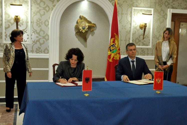 Potpisan sporazum o saradnji u oblasti uređenja prostora između Ministarstva održivog razvoja i turizma Crne Gore i Ministarstva urbanog razvoja Republike Albanije