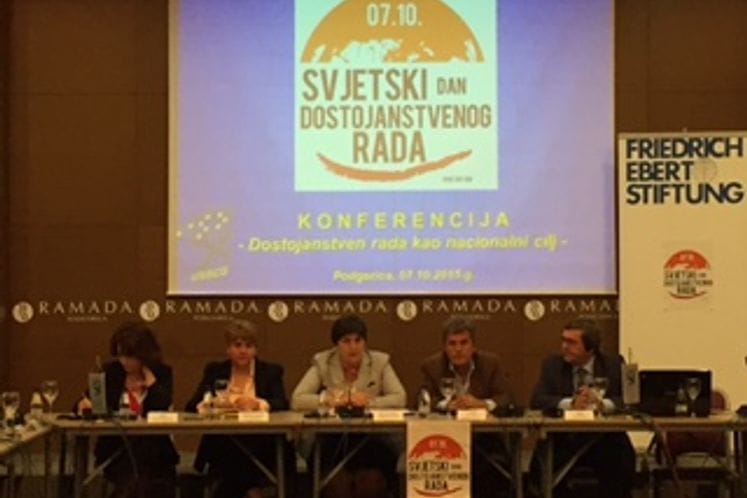 SAOPŠTENJE: Ministarka Kovačević govorila na Konferenciji “Dostojanstven rad kao nacionalni cilj”