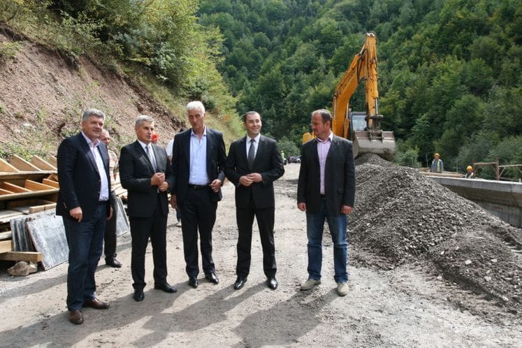 Saopštenje: Ministar Brajović obišao završne radove na trasi Berane - Lubnice, puta Berane - Kolašin