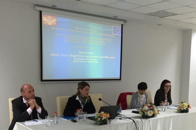 SAOPŠTENJE: Održane informativne sesije za potencijalne aplikante za grant šemu „Mladi, žene i dugoročno nezaposleni na tržištu rada“