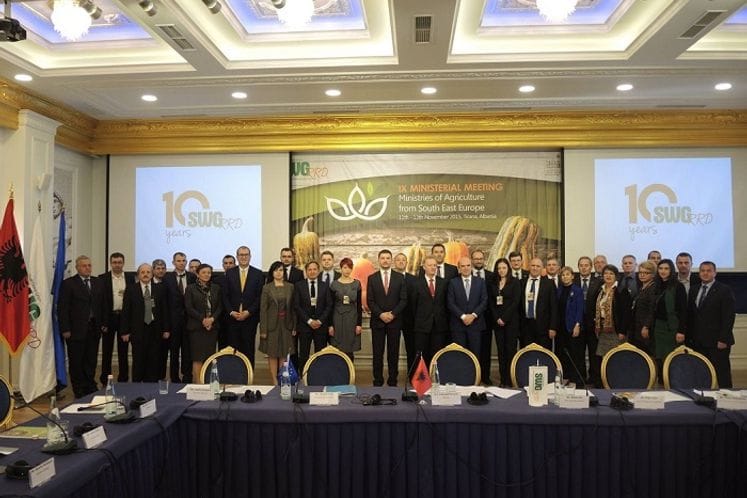 Saopštenje: U Tirani održan sastanak ministara poljoprivrede Jugoistočne Evrope