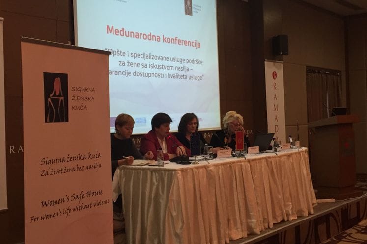 SAOPŠTENJE: Ministarka Kovačević govorila na Međunarodnoj konferenciji „Opšte i specijalizovane usluge podrške za žene sa iskustvom nasilja – garancija dostupnosti i kvaliteta usluge“