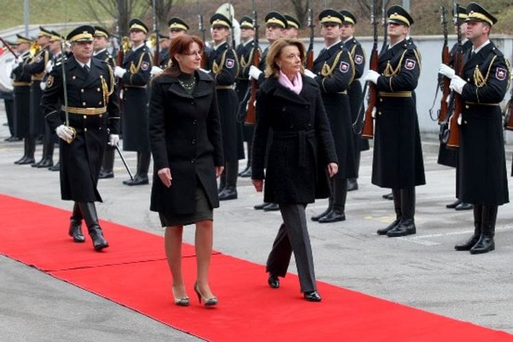 Pejanović- Đurišić u zvaničnoj posjeti Ljubljani: Snažna podrška Slovenije evroatlantskom putu Crne Gore