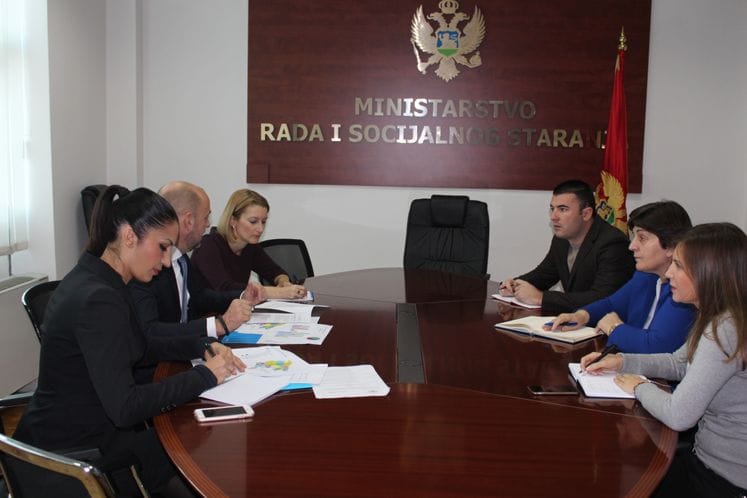 SAOPŠTENJE: Sastanak ministarke Kovačević i šefa predstavništva UNICEF-a u Crnoj Gori Bendžamina Perksa