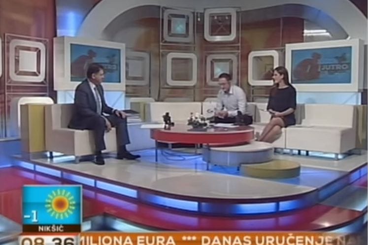 Gostovanje ministra Ivanovića na Jutarnjem programu TVCG