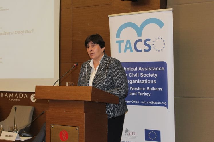 SAOPŠTENJE: Ministarka rada i socijalnog staranja Zorica Kovačević otvorila je Konferenciju: Razvoj društvenog preduzetništva u Crnoj Gori