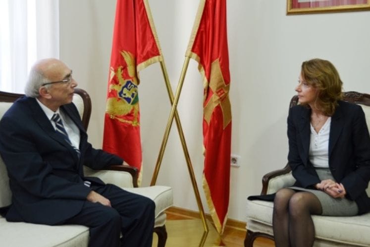 Ministar Pejanović-Đurišić sastala sa direktorom Centra za bezbjednosnu saradnju (RACVIAC)