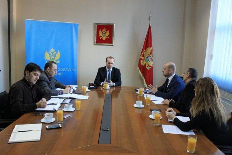 SAOPŠTENJE: Rukovodilac Ministarstva zdravlja dr Suad Numanović razgovarao šefom predstavništva UNICEF-a u Crnoj Gori