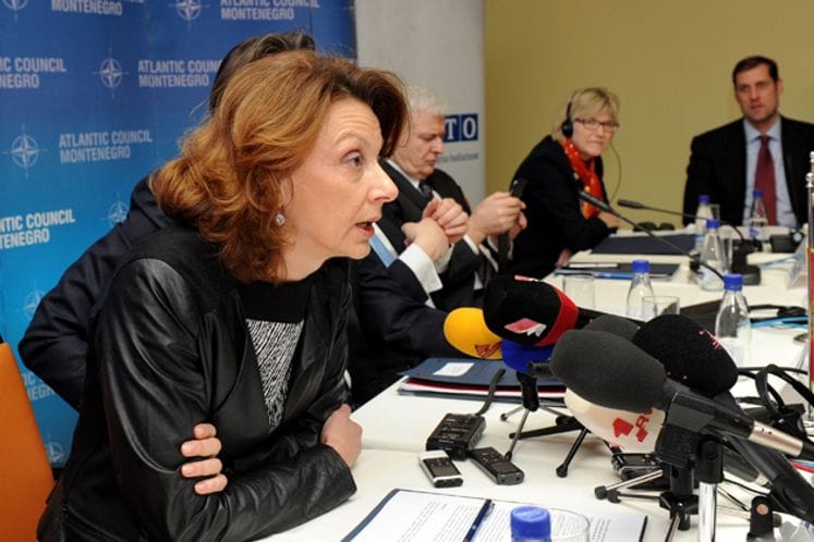 Ministar Pejanović-Đurišić na okruglom stolu "Crna Gora u susret odluci o članstvu u NATO"