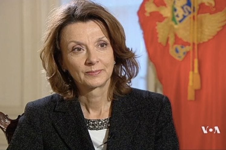 Intervju ministra odbrane Milice Pejanović-Đurišić za "Glas Amerike" - 27.03.2015. godine