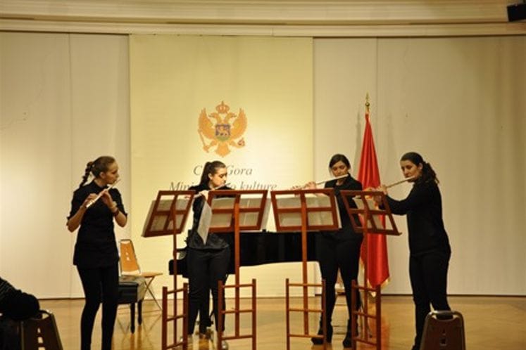 U Ministarstvu kulture nastupile studentkinje flaute Muzičke akademije