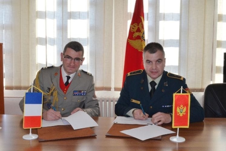 Izaslanik odbrane Republike Francuske potpukovnik Olivije Ruane u posjeti Ministarstvu odbrane Crne Gore