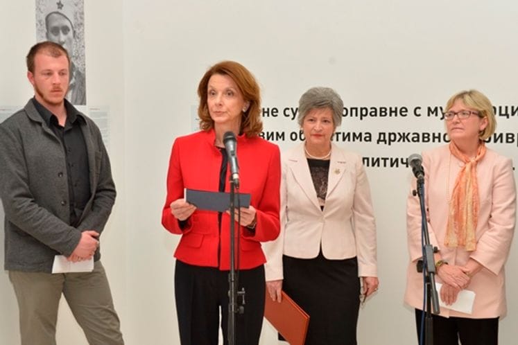 Ministar Pejanović-Đurišić otvorila izložbu “Bez vas se ne može pisati istorija”