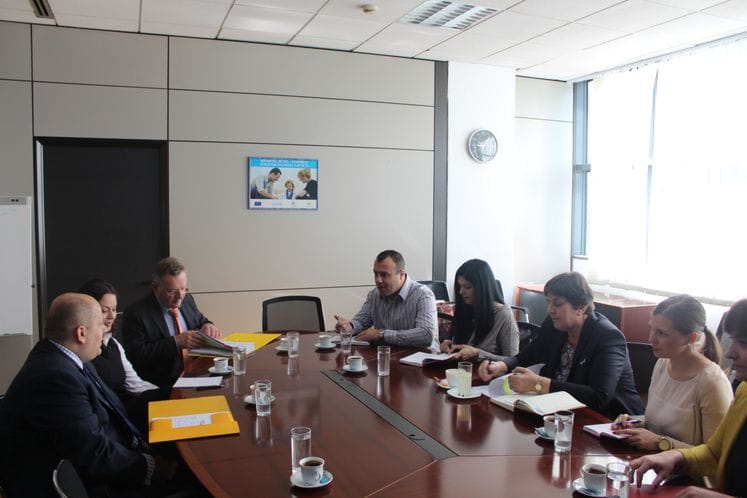 SAOPŠTENJE: Susret Viceguvernera Banke za razvoj Savjeta Evrope Mikolaja Dowgielewicza i zamjenika Generalnog direktora Direktorata za zajmove i socijalni razvoj Stephana Sellena sa ministarkom rada i socijanog staranja Zoricom Kovačević