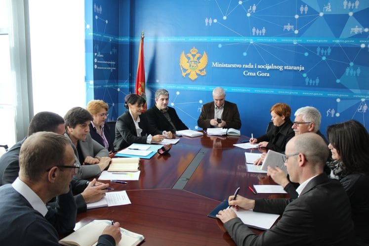 Susret ministra rada i socijalnog staranja Zorice Kovačević sa Delegacijom Evropske unije