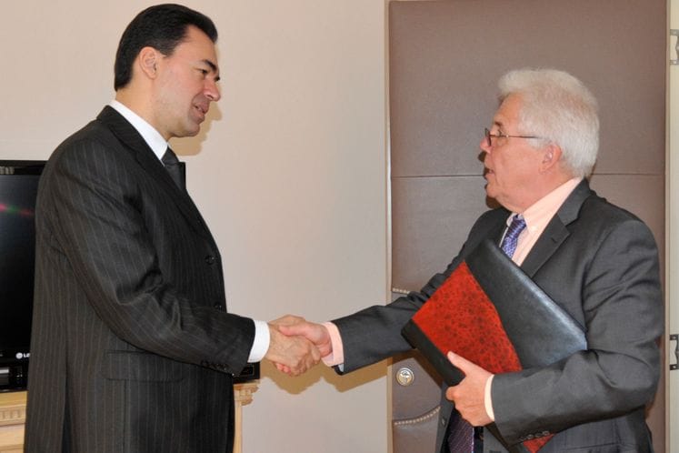 Saopštenje: Ministar pravde Zoran Pažin primio Iana Vitinga, ambasadora Ujedinjenog Kraljevstva Velike Britanije i Sjeverne Irske