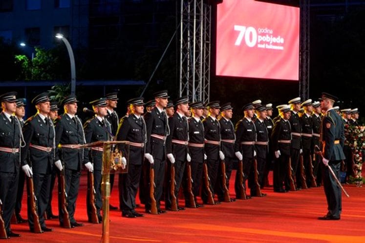 Vojska Crne Gore učestvovala na svečanosti povodom obilježavanja Dana pobjede nad fašizmom