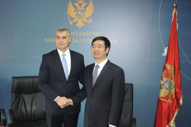 Saopštenje: Ministar Brajović sa delegacijom Ministarstva trgovine Kine