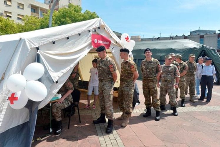 Pripadnici Vojske Crne Gore dobrovoljno dali krv