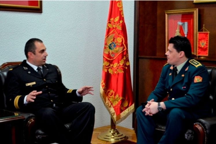 Pukovnik Pešić primio pbb Gorana Pajovića povodom njegovog upućivanja u operaciju "ATALANTA"