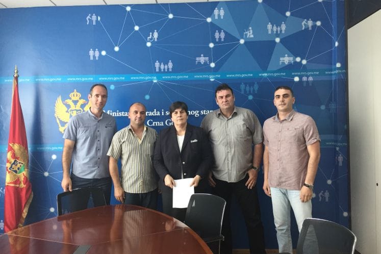 Ministarka Kovačević razgovarala sa predstavnicima Udruženog sindikata državnih institucija Crne Gore