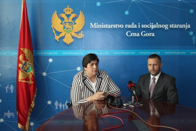 Susret ministra rada i socijalnog staranja Zorice Kovačević sa ministrom za zajednice i povratak Vlade Kosova Daliborom Jevtićem