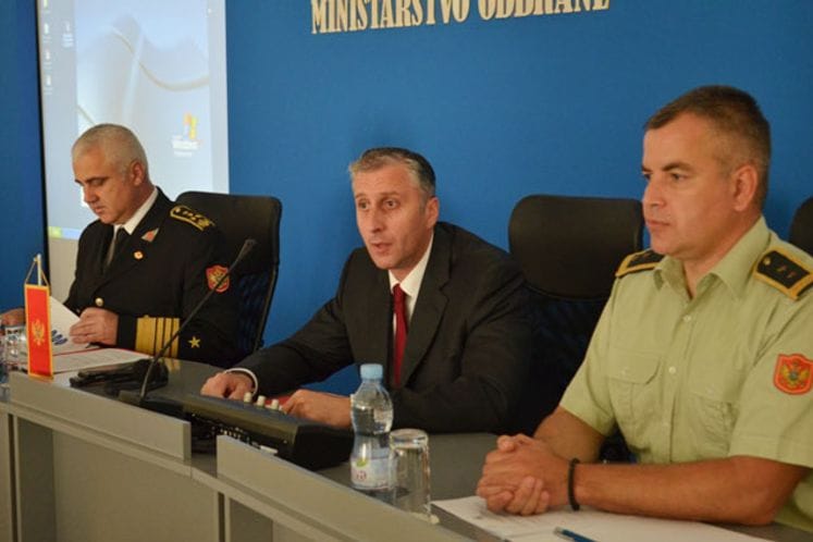 Održan redovni polugodišnji brifing izaslanika odbrane akreditovanih u Crnoj Gori