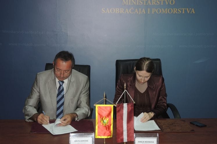 Saopštenje: Održan sastanak Mješovite komisije Crne Gore i Republike Letonije u vezi sa prevozom putnika i tereta u međunarodnom drumskom saobraćaju