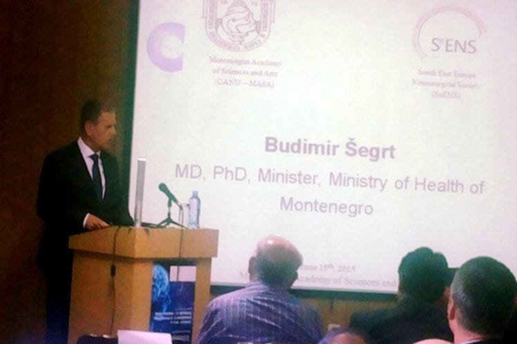 Ministar Šegrt otvorio Simpozijum u organizaciji Neurohirurškog društva Jugoistočne Evrope i CANU