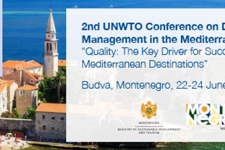 Najava: II UNWTO Konferencija o upravljanju destinacijom na Mediteranu