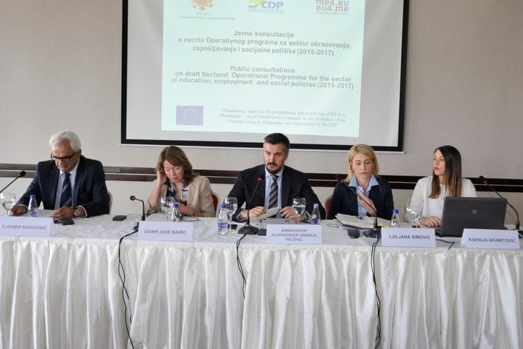 Predstavljen Sektorski operativni program 2015-2017 za Sektor obrazovanje, zapošljavanje i socijalne politike