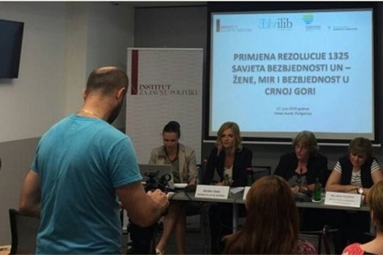 Predstavljeni rezultati studije – Implementacija ključnih aspekata Rezolucije SB UN 1325 u Crnoj Gori
